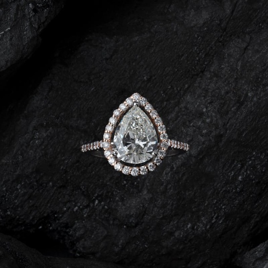 Orecchini Pendenti Diamanti Goccia